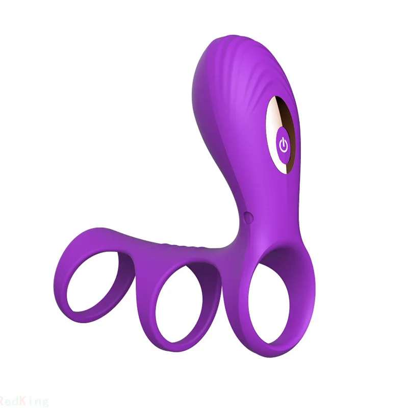 7 Hitrosti Vibrator Obroč za Penis Petelin Vibrator Za Moške Zamudo Izliv G Spot Klitoris Vagine Stimulacije za Odrasle Sex Igrače za Pare