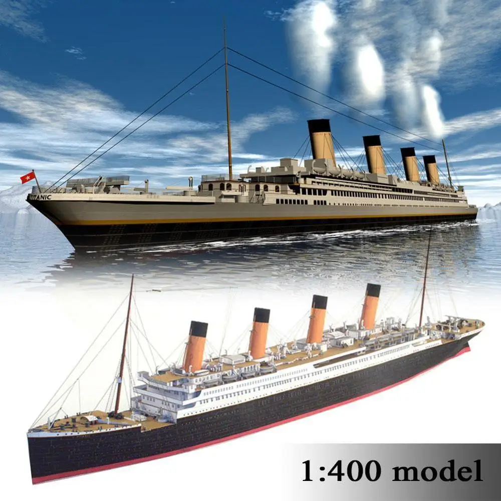 Za Titanik RMS Križarjenje z Ladjo Ladja Mesta Model Gradnjo kompleti 3D Blokira Izobraževalne Številke Diy Hobiji Igrače za Otroke Opeke