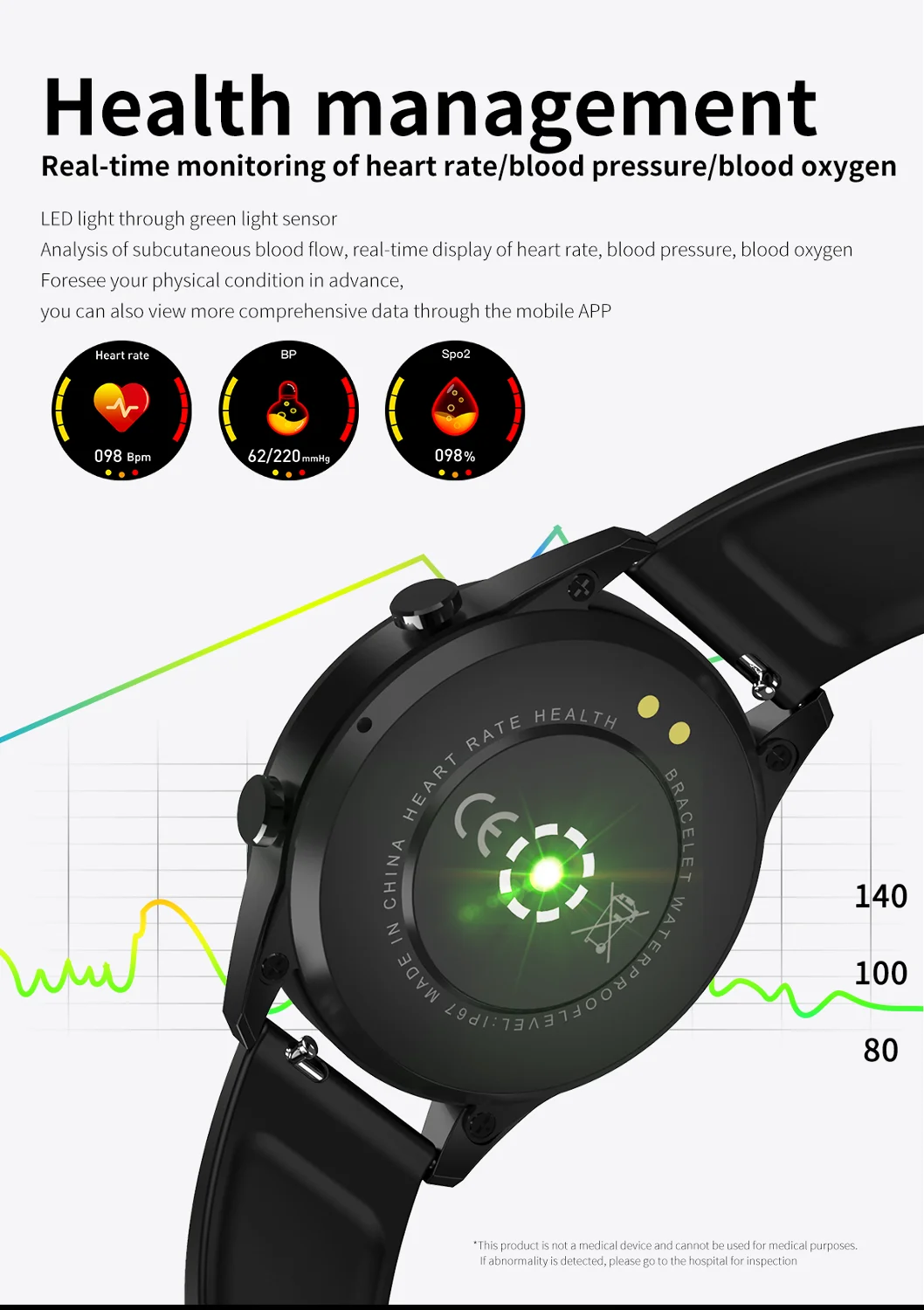 Novo F35 Pametno Gledati Moške Bluetooth Klic po Meri Izbiranje Fitnes Tracker Sport Zapestnica Srčni utrip Zapestnica VS L13 DT78 I9 Smartwatch
