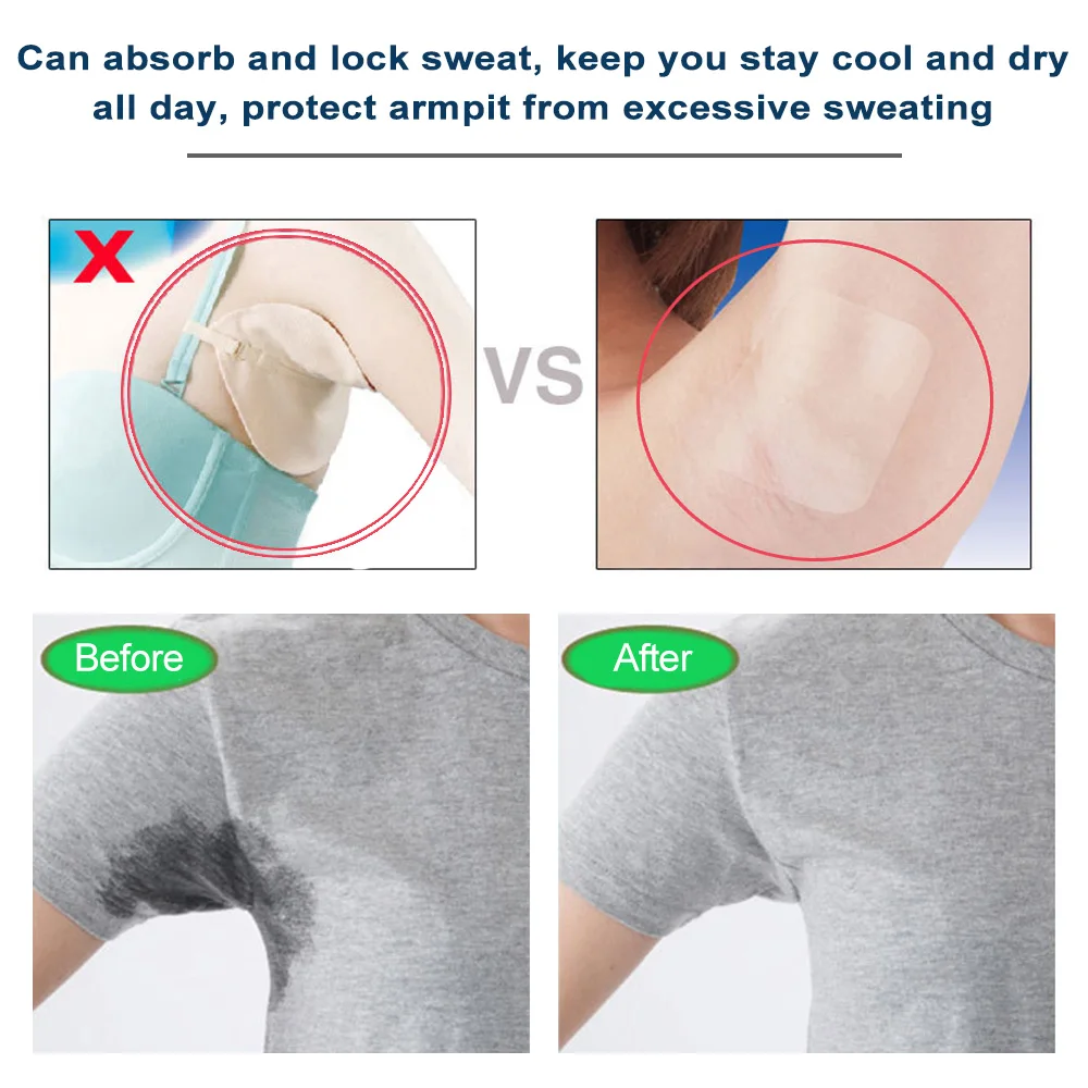 1 Roll Razpoložljivi Pazduho Preprečevanje Znoj Blazine Pregleden pod Pazduho Suho Deodoranta Nalepke, Ultra-tanek Suhi Nalepke