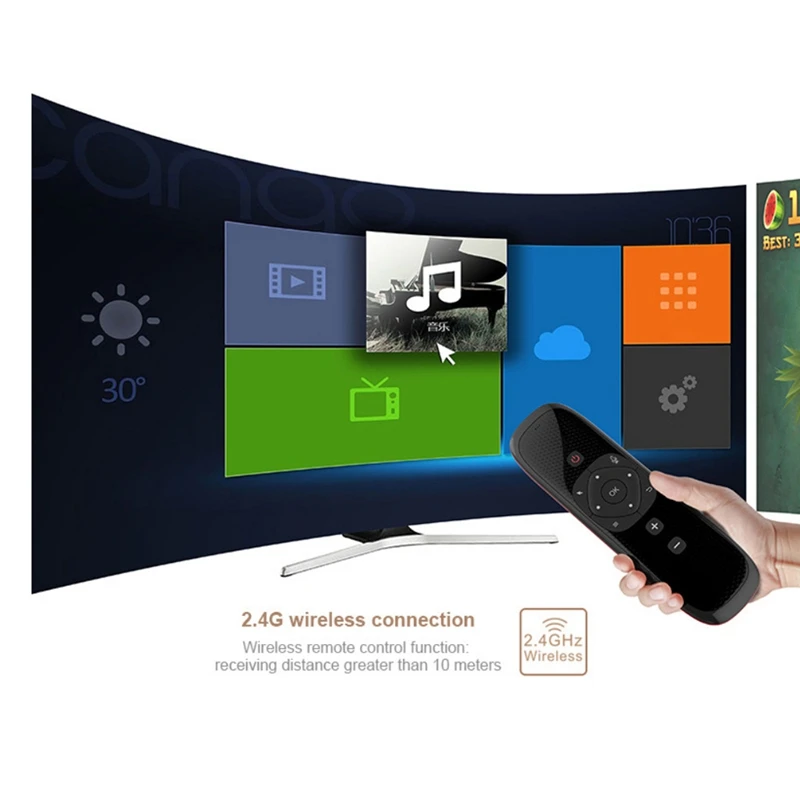 W2 2.4 G Brezžično Tipkovnico, Miško z Sledilno Infrardeči Daljinski upravljalnik za Android TV BOX PC Projektor
