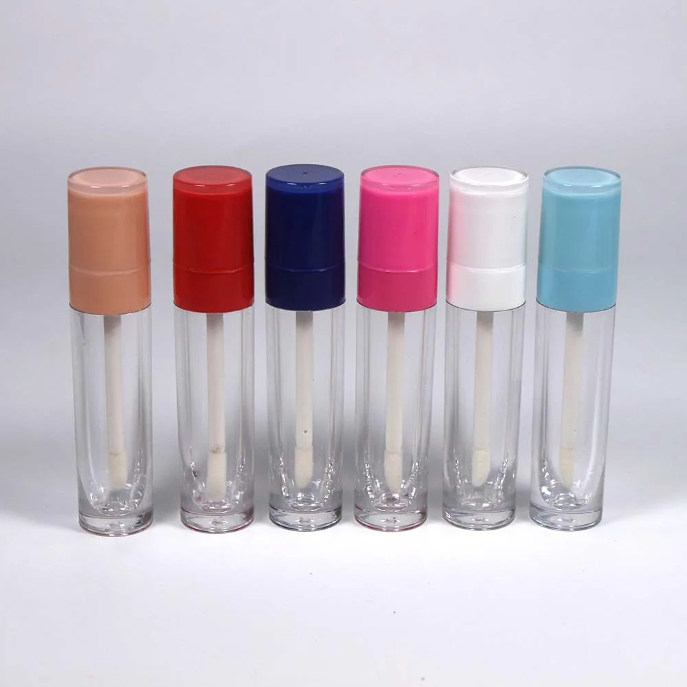20pcs 6ml plastičnih prazno lip gloss cev šest barve kozmetika embalaža s čopičem