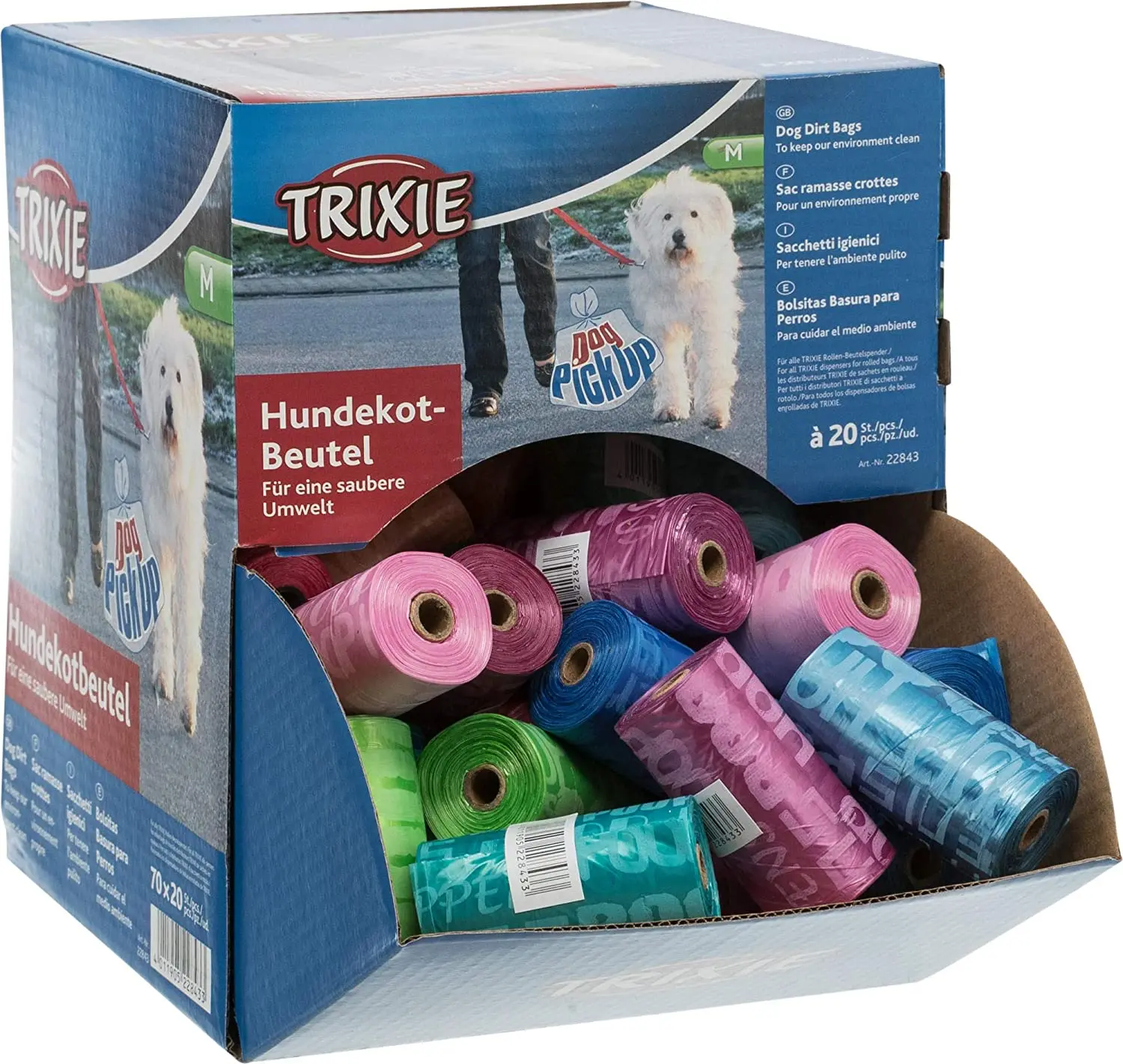 Trixie pes ritko vrečke zemlji prijazen pes toaletnih vrečko