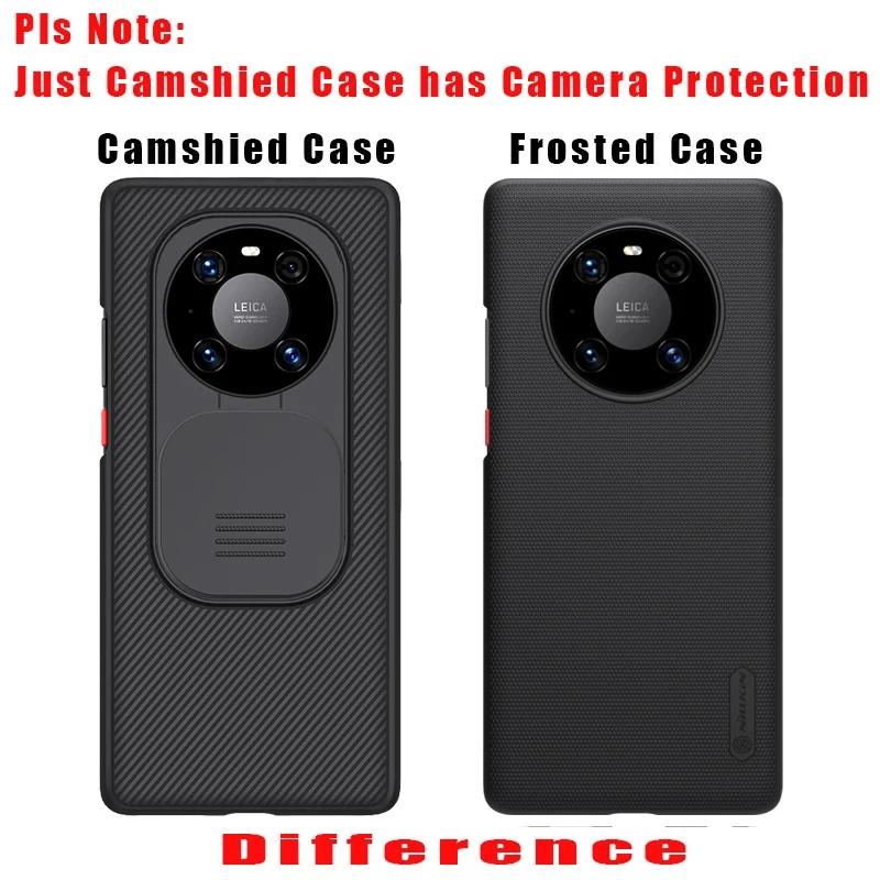 NILLKIN Fotoaparat Varstvo Primeru za Huawei Mate 40 Pro primeru Potisnite CamShield Hrbtni pokrovček za Mate 30 Pro Globalni Različici primerih
