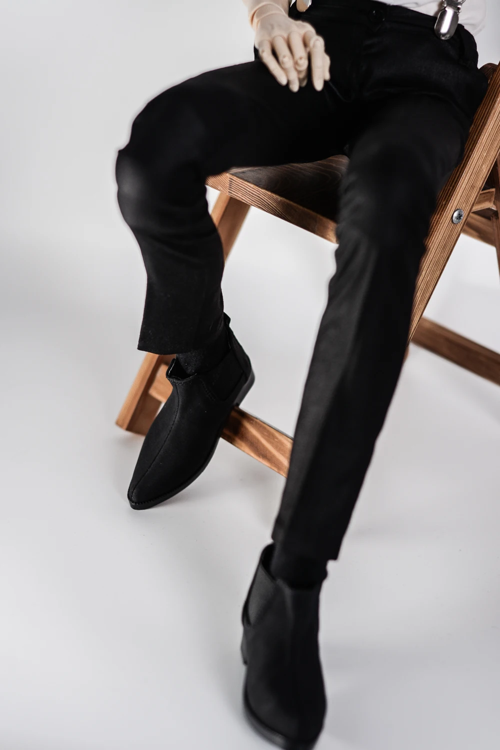 BJD lutka čevlji nubuck usnje škornji za BJD SD17 Stric lutka rjava črna modni, elegantni Čevlji lutka dodatki