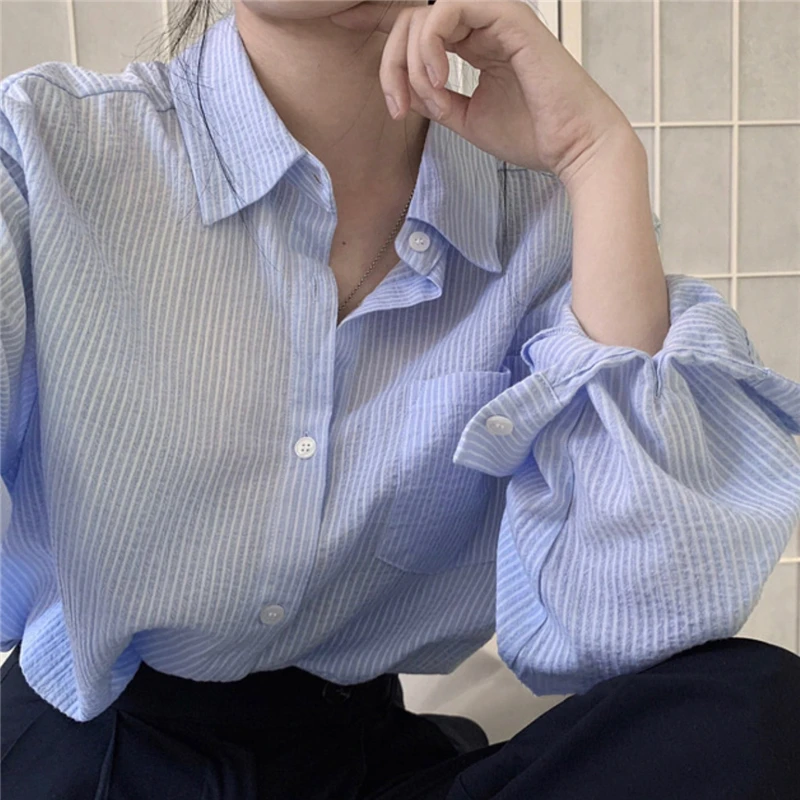 HziriP OL Elegantno Osnovna Bela Majica Ženske 2020 Nova Jesenska Moda Vrhovi Bluze z Dolgimi Rokavi River za Zaščito pred Soncem Oblačila Blusas