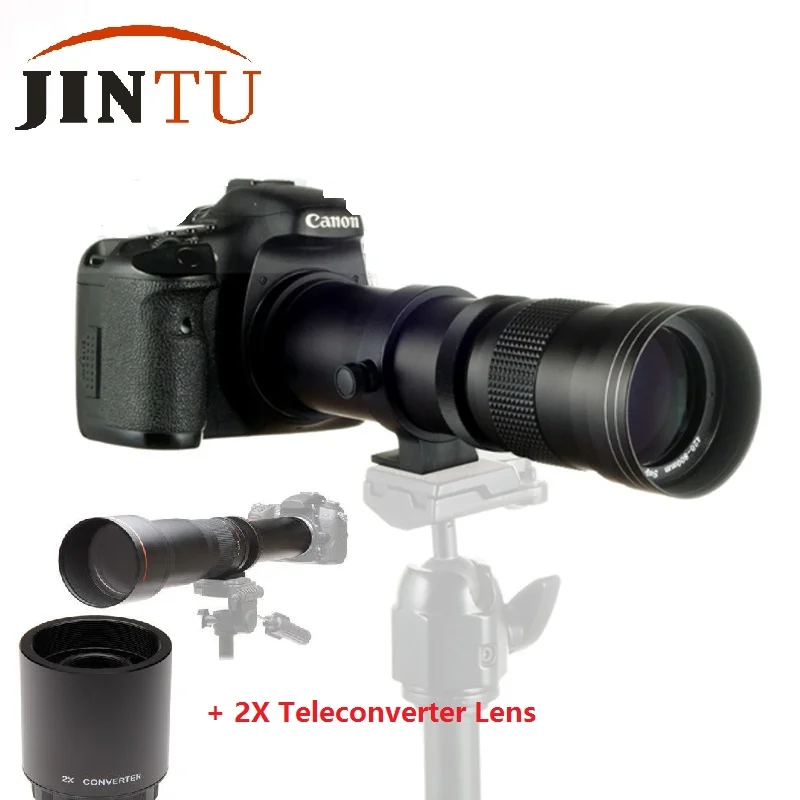 JINTU 420-1600mm F/8.3-16 Telefoto Zoom 2X Telepretvornik OBJEKTIV za Sony E-Mount NEX6 NEX7 A3000 A5000 A6000 A6300 A6500 Fotoaparat