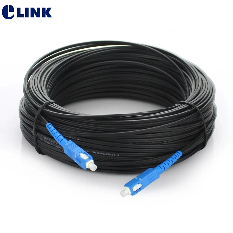 500M SC notranji priključni optični patch kabel Kabel enem načinu Simplex FTTH Spusti Fiber Optic Cable G652D skakalec kabel SCUPC IL 0.3 dB