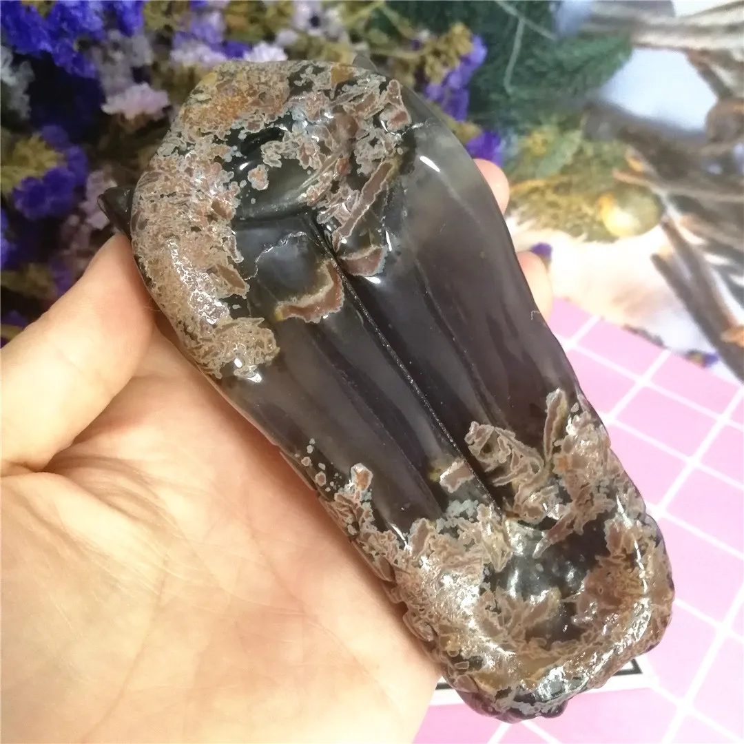 Vroče 9-16 cm super velik velikosti zmaj lobanje carving čarobno agate kamen, kristalne geode crystal grozdov zdravljenje kristalno dekoracijo