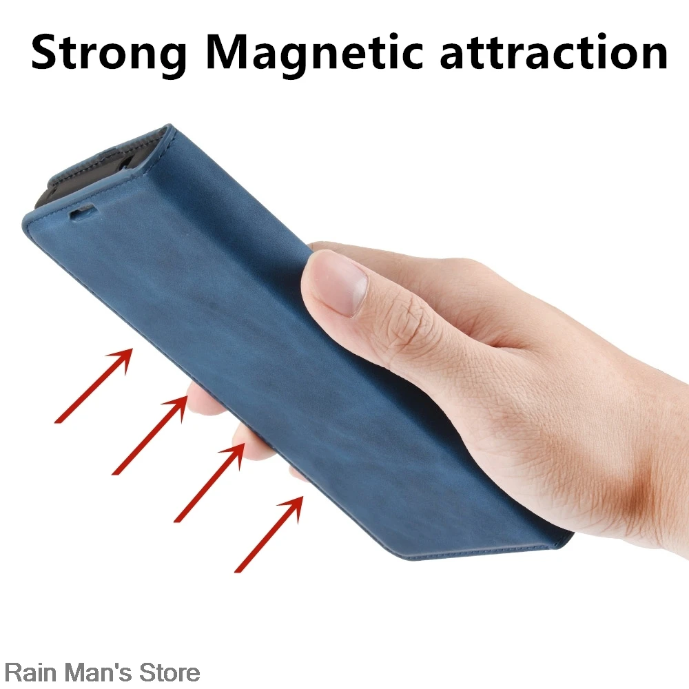 Magnetni adsorpcije Pu Usnje Primeru Telefon za Motorola Moto G9 Igrajo 6.5