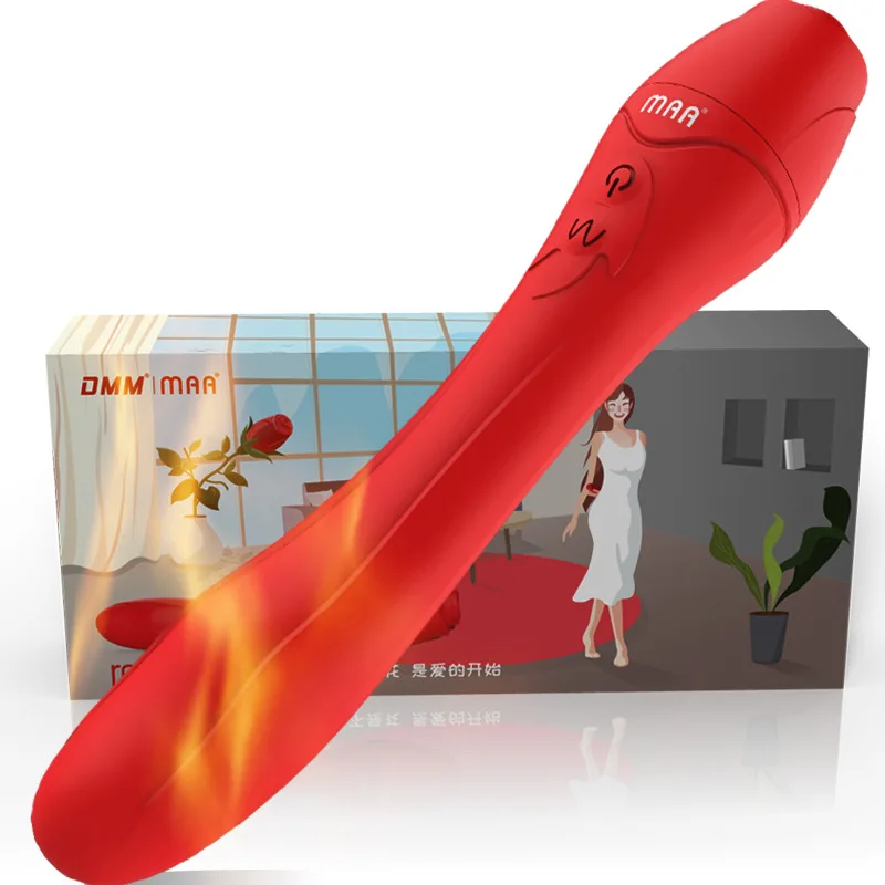 Ogrevanje Rose G Spot Vibrator Dildos za Ženske Vagine Vibrator Ženski klitoris spodbujanje Adult Sex igrače Za Ženske Massager Bradavico