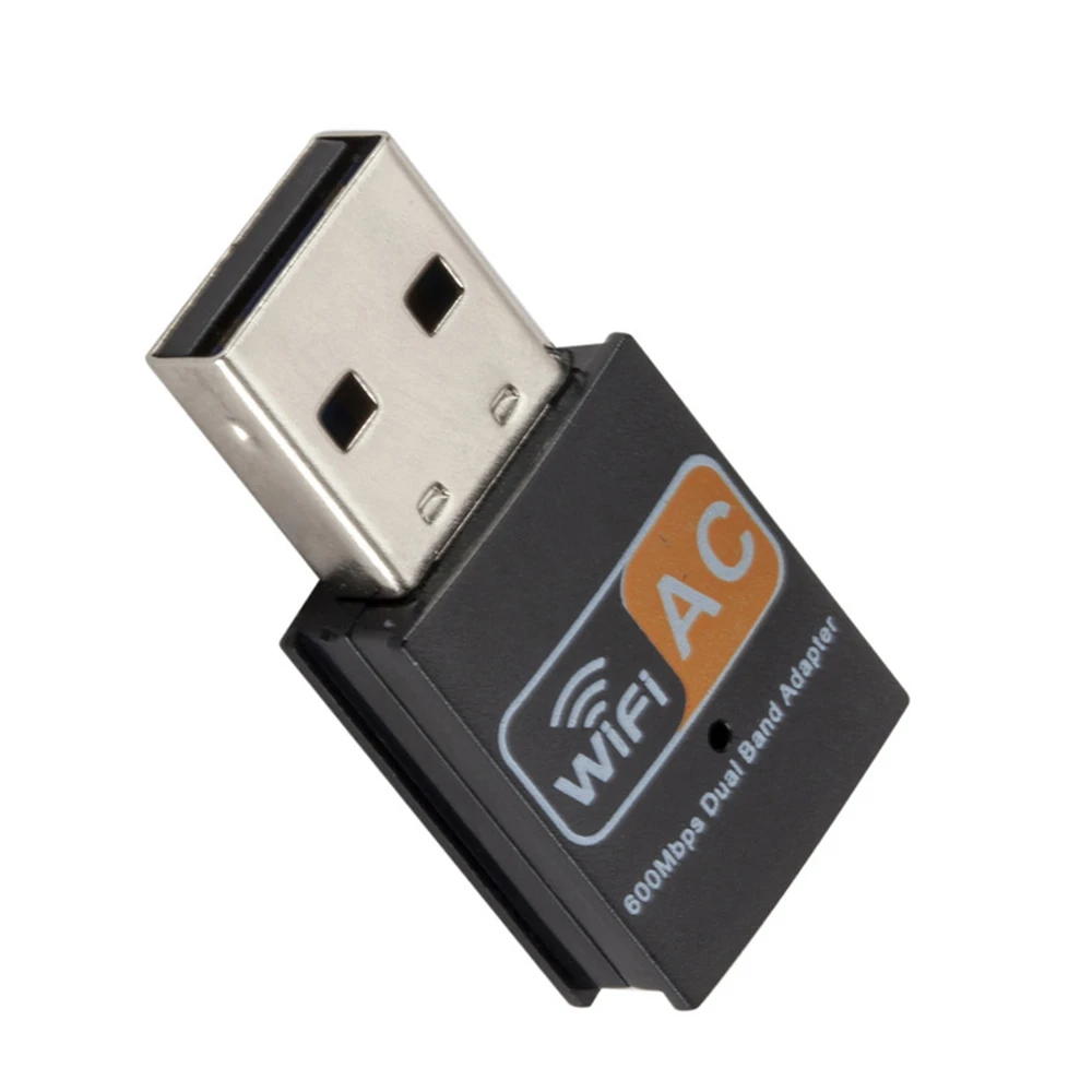Creacube Dual Band 802.11 b/n/g/ac Brezžični 600Mbps USB wifi Adapter, 2.4 GHz, 5G WiFi Za Mini PC Računalnik Omrežno Kartico Sprejemnik
