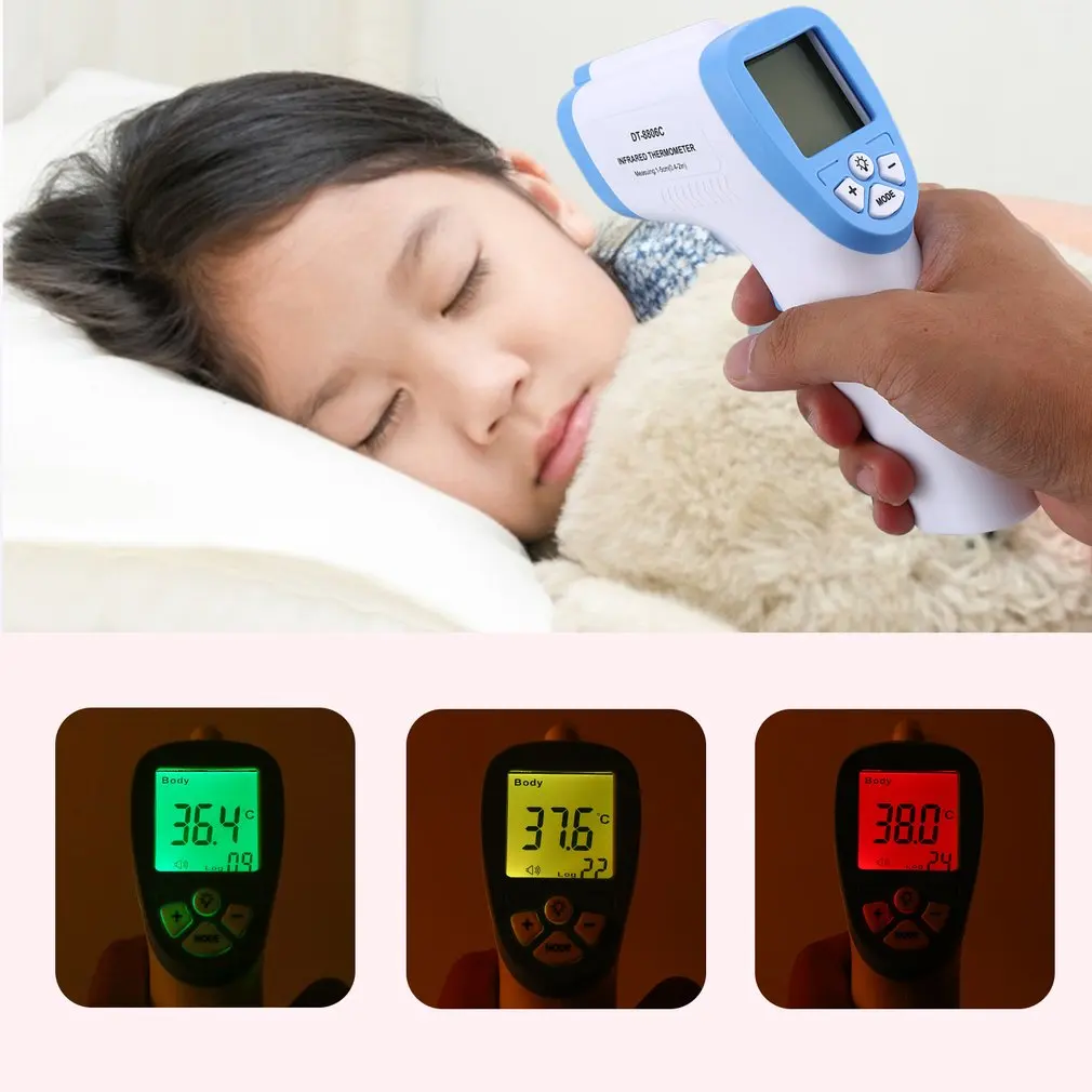Prenosni brezkontaktno Infrardeči Termometer, Visoke Natančnosti Termometer, Termometer, LCD Shranjevanje Funkcija Baby Odraslih termometro