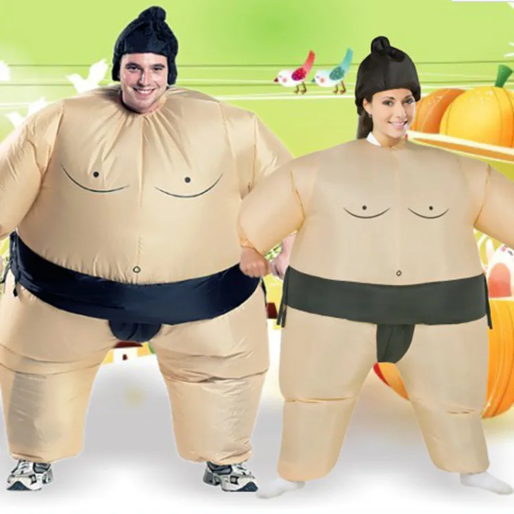 Starševstvo Japonski sumo napihljivi kostum igranje vlog smešno risanka maščobnih rekviziti mardi gras strašno svate