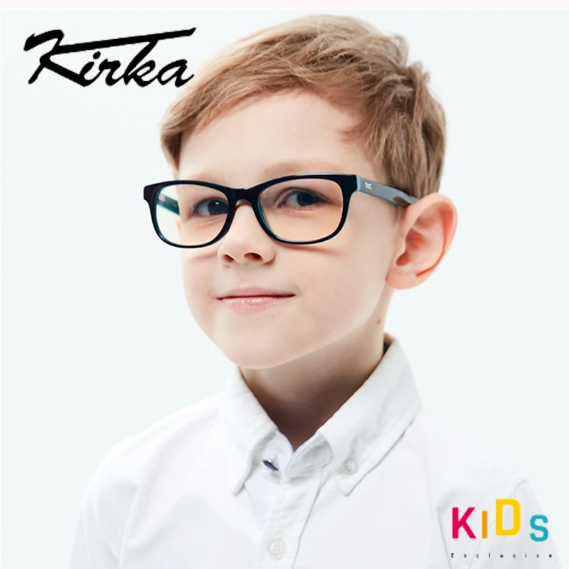 Kirka Optični Otrok Očal Okvir Acetat Očala Otrok Prožen Zaščitni Otroci Stekla Dioptrije Očala Za 6-10 Let