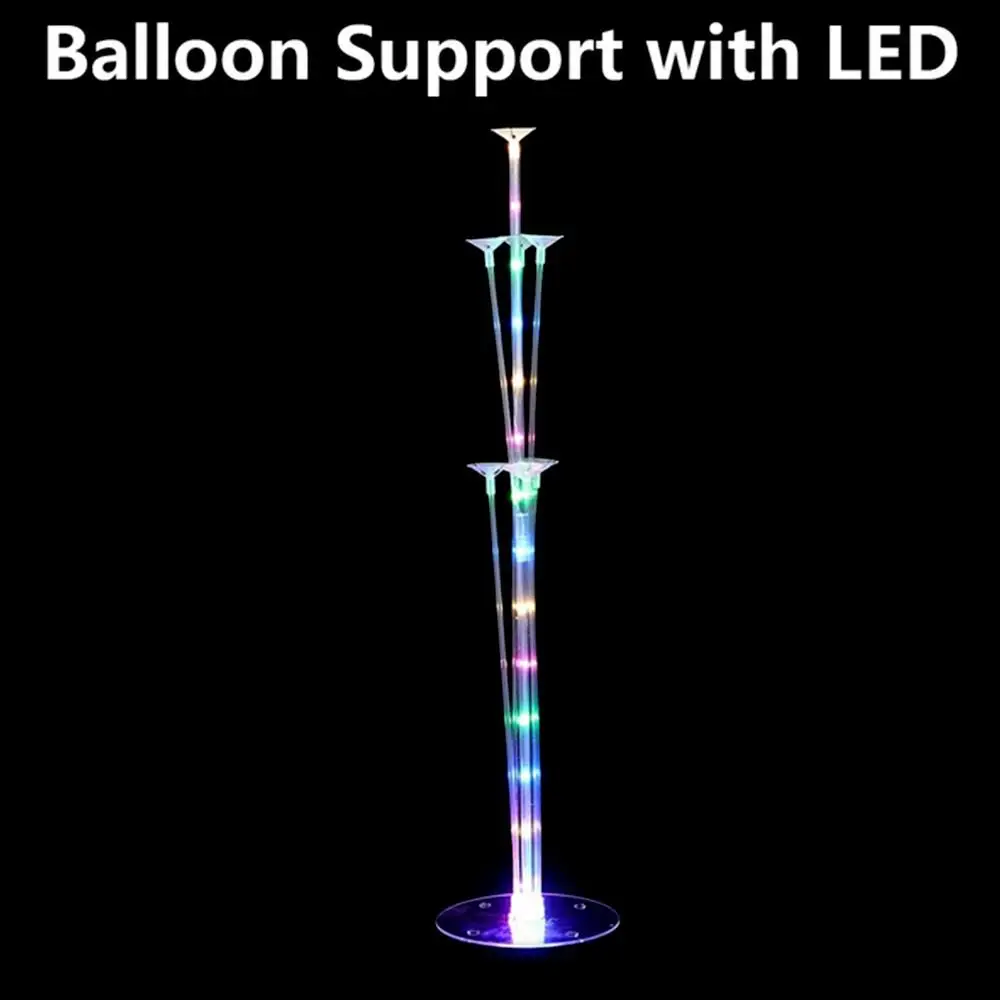 Pregledna Trmast Trajne Dejansko Balon Oporniki Pregleden Balon Nosilec za LED Balon Stojalo Oklepajih Prostem materinski Dan