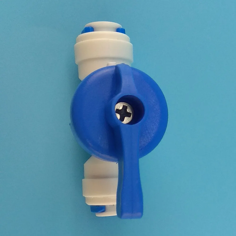 100 KOSOV Vode Priključite 1/4 palca krogelni Ventil Zapreti Quick Connect za Vodo, Povratne Osmoze Sistem Akvarij Osmozo