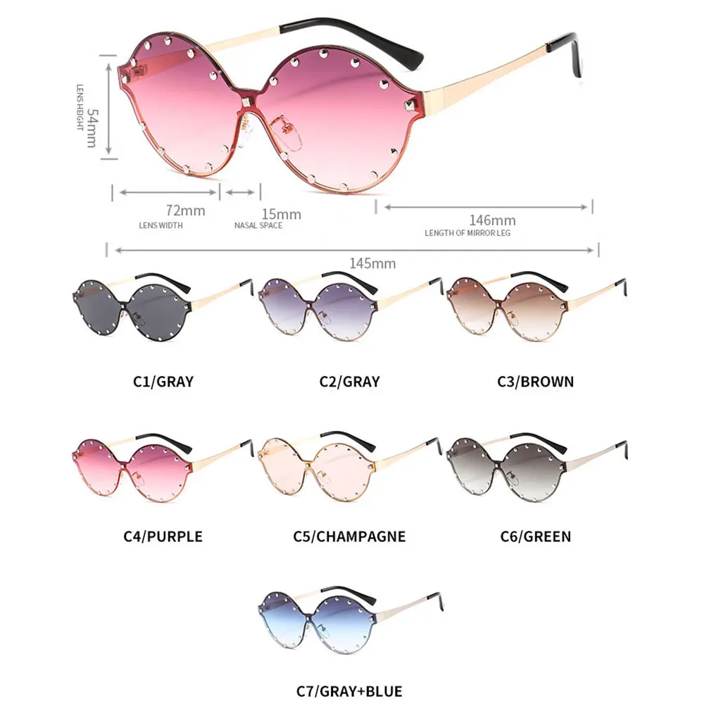 Novo Zvezdnato Okrogla sončna Očala Kovinski Okvir Modnih Odtenkih za Ženske Očala Mens Očala