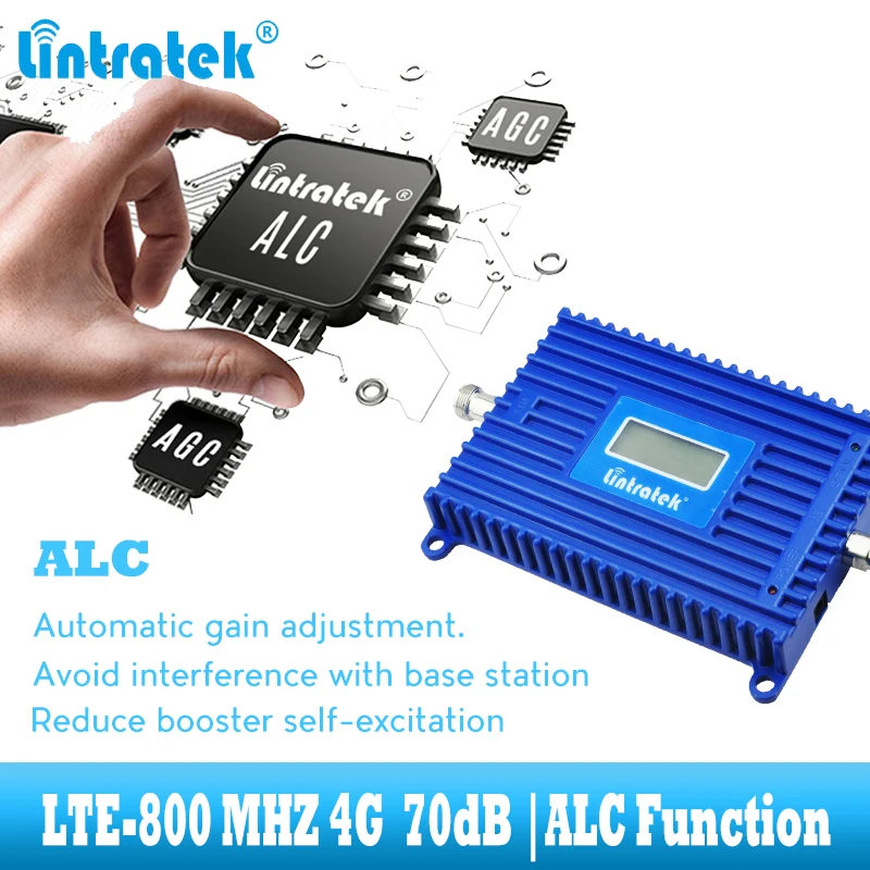 Lintratek LTE 4G, Signal Booster mobilni mobilni telefon 4g 800mhz signal repetitorja band 20 LTE 800 Internetnega omrežja