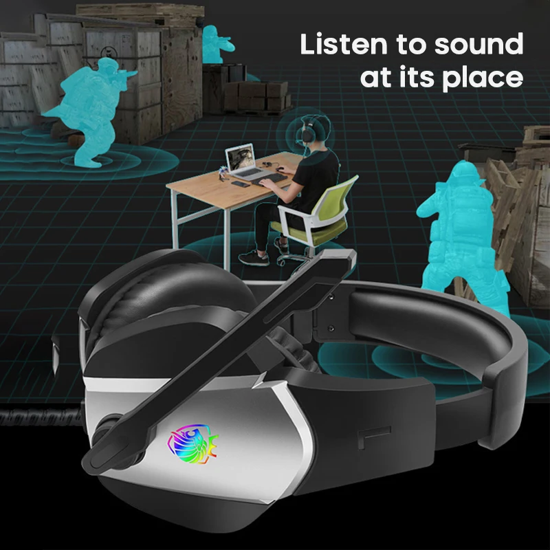 VROČE A1 Slušalke Žične Gaming Slušalke Namizni Računalnik Prenosni 7.1 USB Stereo Gaming Slušalke Vsesmerni Mikrofon