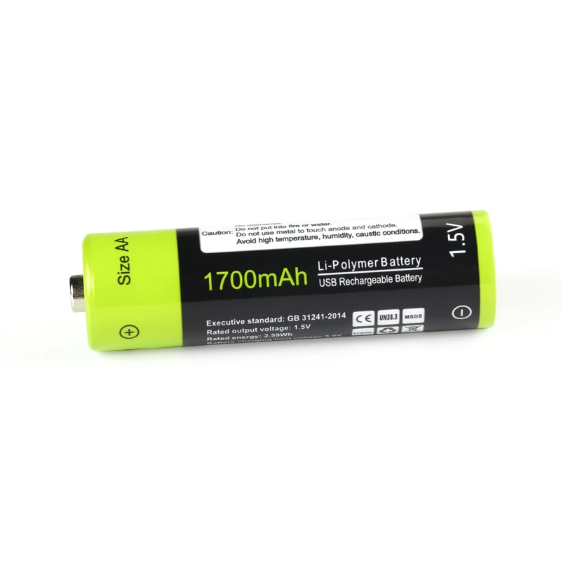 ZNTER NOVO baterijo ! 10pcs ZNTER 1,5 V AA 1700MAH li-litij-polymer li-ionska baterija za polnjenje z USB polnjenje linija