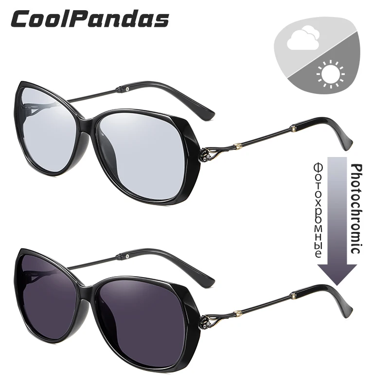 Moda Photochromic Polarizirana sončna očala ženske 2020 Zatemnjena Očala Proti bleščanju Vožnjo sončna Očala zonnebril gafas de sol mujer