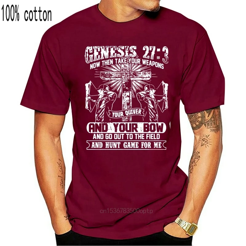 Bowhunters Genesis! - Genesis 27:3 Zdaj Pa Se Vaše Digitalne Tagless Tee T-Shirt