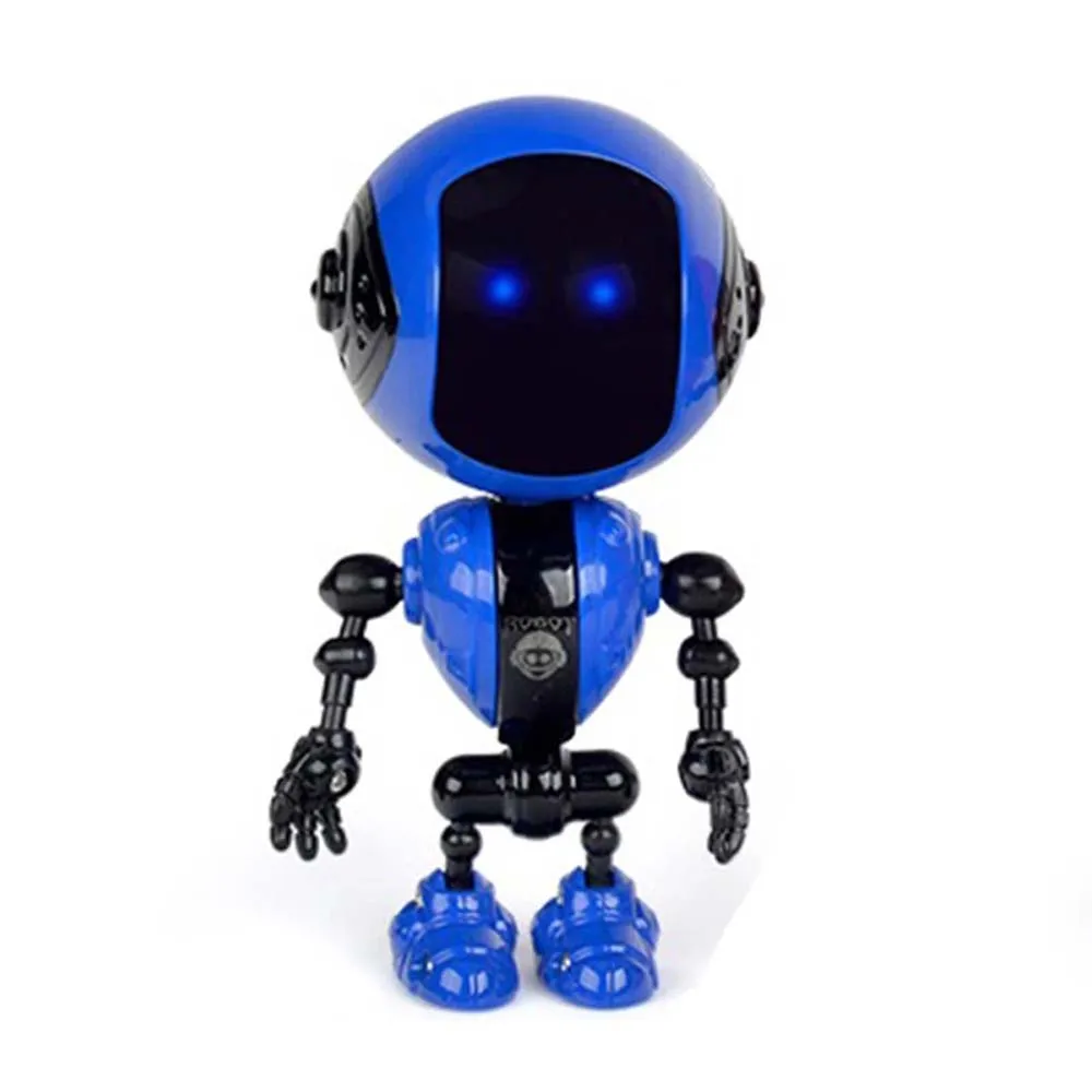 Otroci Električni Smart Zlitine Dotik, Zaznavanje Robot Igrače za Otroke Zgodaj Izobraževalne Darilo Model Indukcijske Glas LED Oči USB Rechar