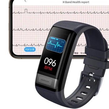 Jelly Glavnik Pametno Gledati Za Android, IOS, Srčni utrip, Krvni Tlak Test EKG Monitor Šport Pametno Gledati Moški Ženske Smartwatch