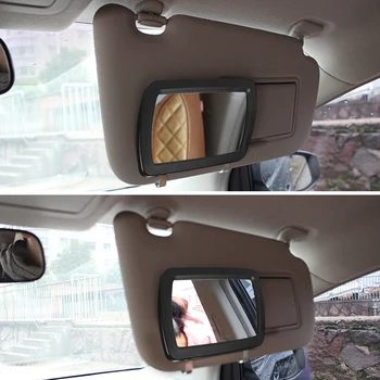 Avto sončnega Ogledalo Ličila Sonca-sence Kozmetično Ogledalo Nečimrnosti Ogledalo v Avtomobilu Make Up Ogledalo s Šestimi LED Luči