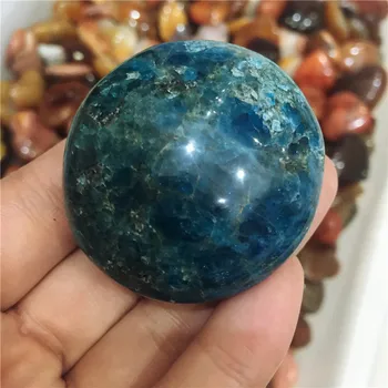 Naravna Modra apatite palm kamna za kristalno reiki healing kremen kristal zdravljenja kristalno 1pcs