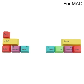 10Pcs/Set Univerzalnih Mehanska Tipkovnica, Multi-Color, Barvna usklajenost Načrta 10pcs Tipke Sprednji Strani za Tiskanje Keycaps Zajema