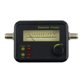Plastično Črno Mini Digitalni LCD Zaslon Satelitov Finder Meter Tester Z Odlično Občutljivost