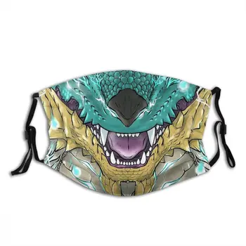 Monster Hunter Pozimi Masko Zinogre ( Svet) Obraz Mascarillas Lavables S Filtri