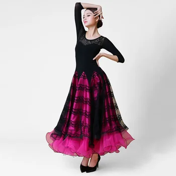 Dvorana Konkurence Ples Obleke 2021 Novega Modela, Lady, Visok Standard Kakovosti Tango Valček Ballroom Ples Kostum
