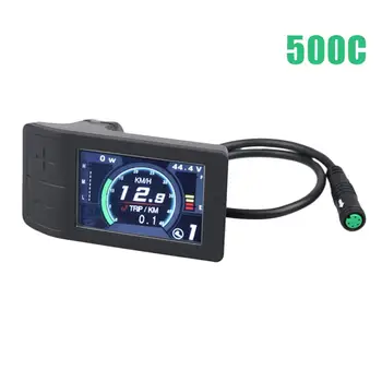 Električna Kolesa Barvni LCD-Zaslon 500C Štoparica za Bafang Sredi Pogon Motornih Nadgradnjo Zamenjaj Prikaz