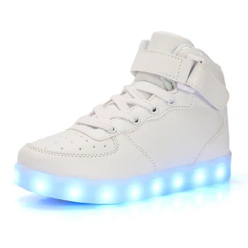 MIUBU LED Čevlji Za Odrasle Priložnostne Čevlji Led Svetlobna Čevlji Moški Plus Velikost sveti Neon Moški Čevlji Zapatos Mujer Hitro Ladjo
