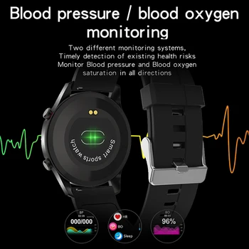 SKMEI Novo C2 Kovinski Pametne Ure, Fitnes Tracker Krvni Tlak kisika, Srčni utrip Spanja Monitor Smartwatch Za Android ios Telefon