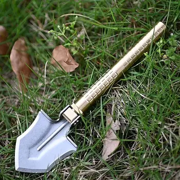 3 v 1 Zložljiva Lopata Večnamensko Žepni Nož Kompas Prostem Preživetje Orodje za Vrt Kampiranje