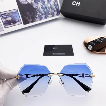 2020 nova sončna očala, polarizirana ženske gradient sončna očala slavni oblikovalec blagovne znamke sončna očala brez okvirjev nezakonitih očala UV400