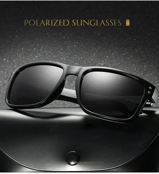 Gospa zmago Moški Polarizirana sončna Očala Hot Klasičen Moški Retro Zakovice Odtenki Oblikovalec blagovne Znamke sončna očala Očala