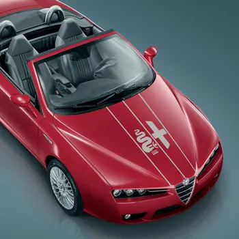 Avto Kapuco, Nalepke Za vozila Alfa Romeo Giulia 147 156 159 Mito Stelvio 4C Sportiva Giulietta Avto Dodatki Vinil Film Bonnet Decal