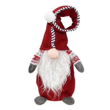Počitnice Gnome Ročno švedski Figurice Okraski Božič Elf Dekoracijo Darilo 449C