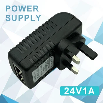 Pohiks 24V/1A POE Injektor za izmenični Tok KRALJESTVU Plug Brezžično elektriko Adapterji za IP Telefon/Varnostne Kamere Sistemi