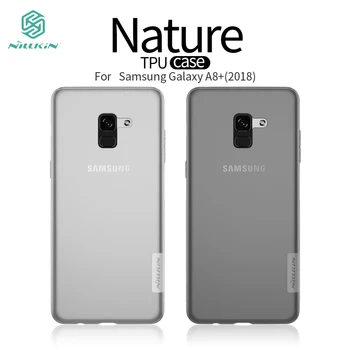 Za Samsung Galaxy A8+2018 Primeru Zajema NILLKIN Ultra Tanek Slim TPU Ohišje Za Samsung Galaxy A8+2018 Visoke Kakovosti Mehko TPU