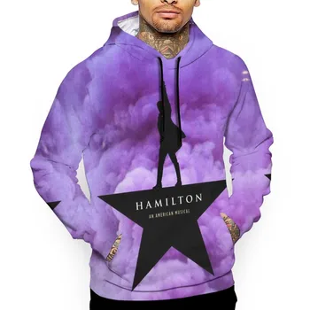 Novo Hamilton Glasbeni Hoodies Moški/ženske Impostor Grafični Ulične Risanka Majica Sudadera Hombre Novo Hip Hop Hoodie