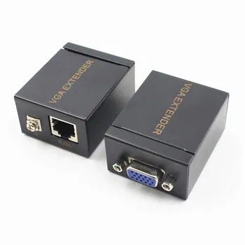 1 Par 60m VGA HDB15 Signala Omrežja Extender za Lan RJ45 Extender Ethernet 1080P Oddajnik Sprejemnik za PC Video Prenos