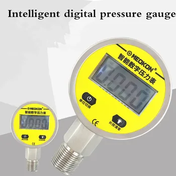 Merilnik tlaka intelligent digital display (digitalni zaslon iz nerjavečega jekla, visoko natančnost elektronske nafte in plina, tlak vode za 0,6 Mpa-25Mpa