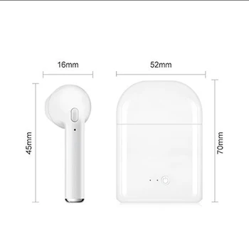 Youbina i7s TWS Bluetooth Brezžične Slušalke Stereo Slušalke slušalka S Polnjenjem Polje Mic Vse Bluetooth tablični Pametni telefon