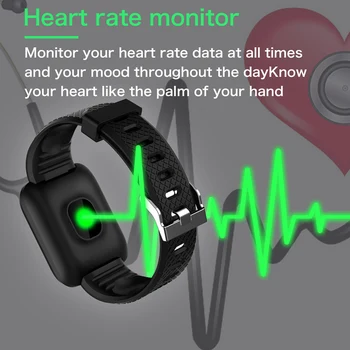 Človek Ženske Pametna Zapestnica Watch Barvni Zaslon Srčnega utripa, Krvnega Tlaka, Spremljanje, Sledenje Gibanja Smart Band za Android, Apple ios
